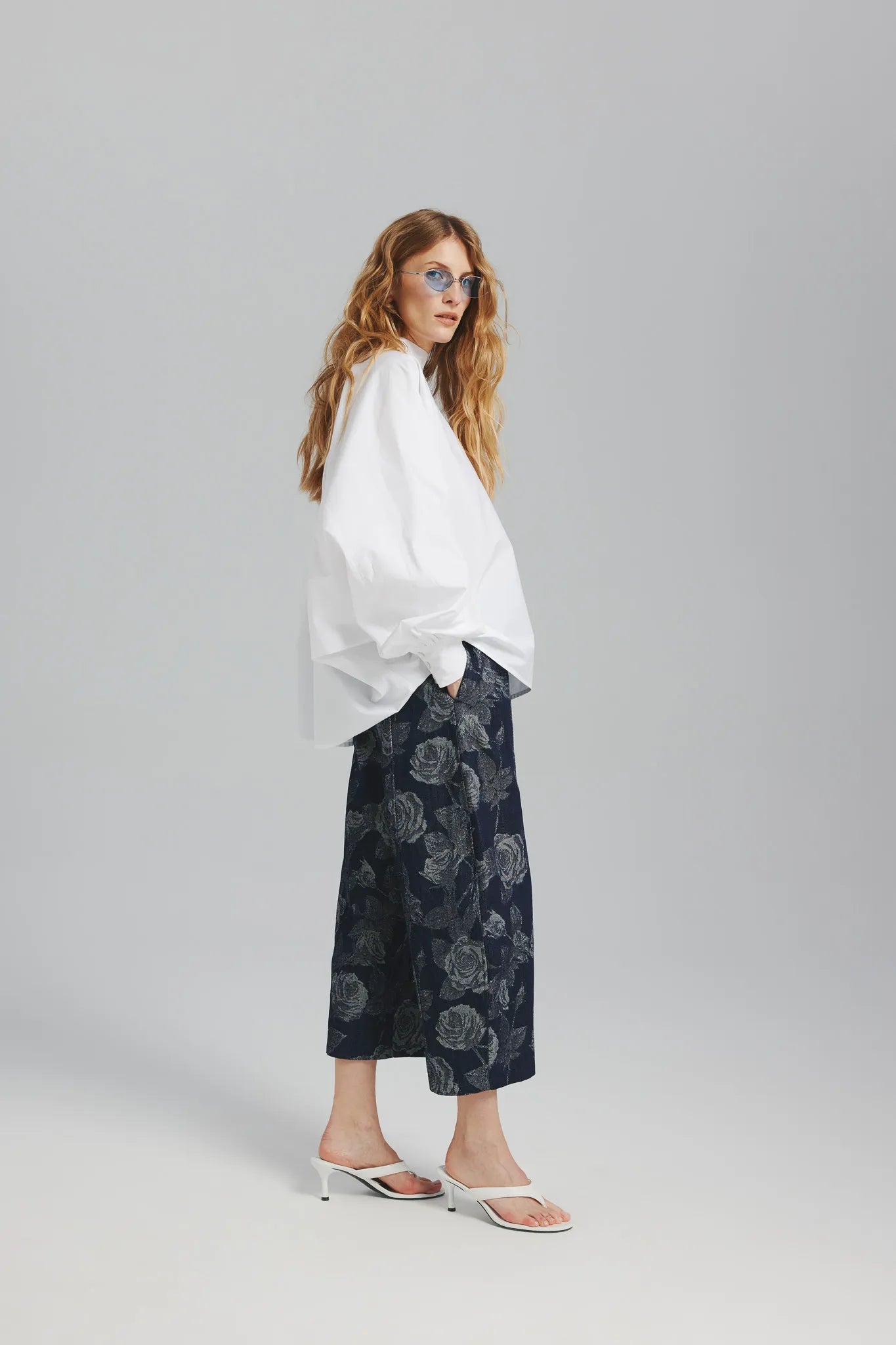 Spodnie Nia Ciemny Granatowy