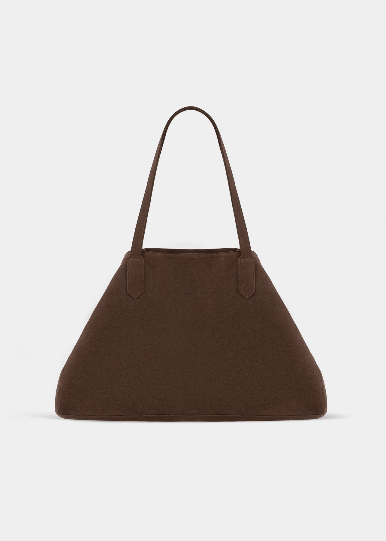 Torebka Leona Zamsz Czekoladowy