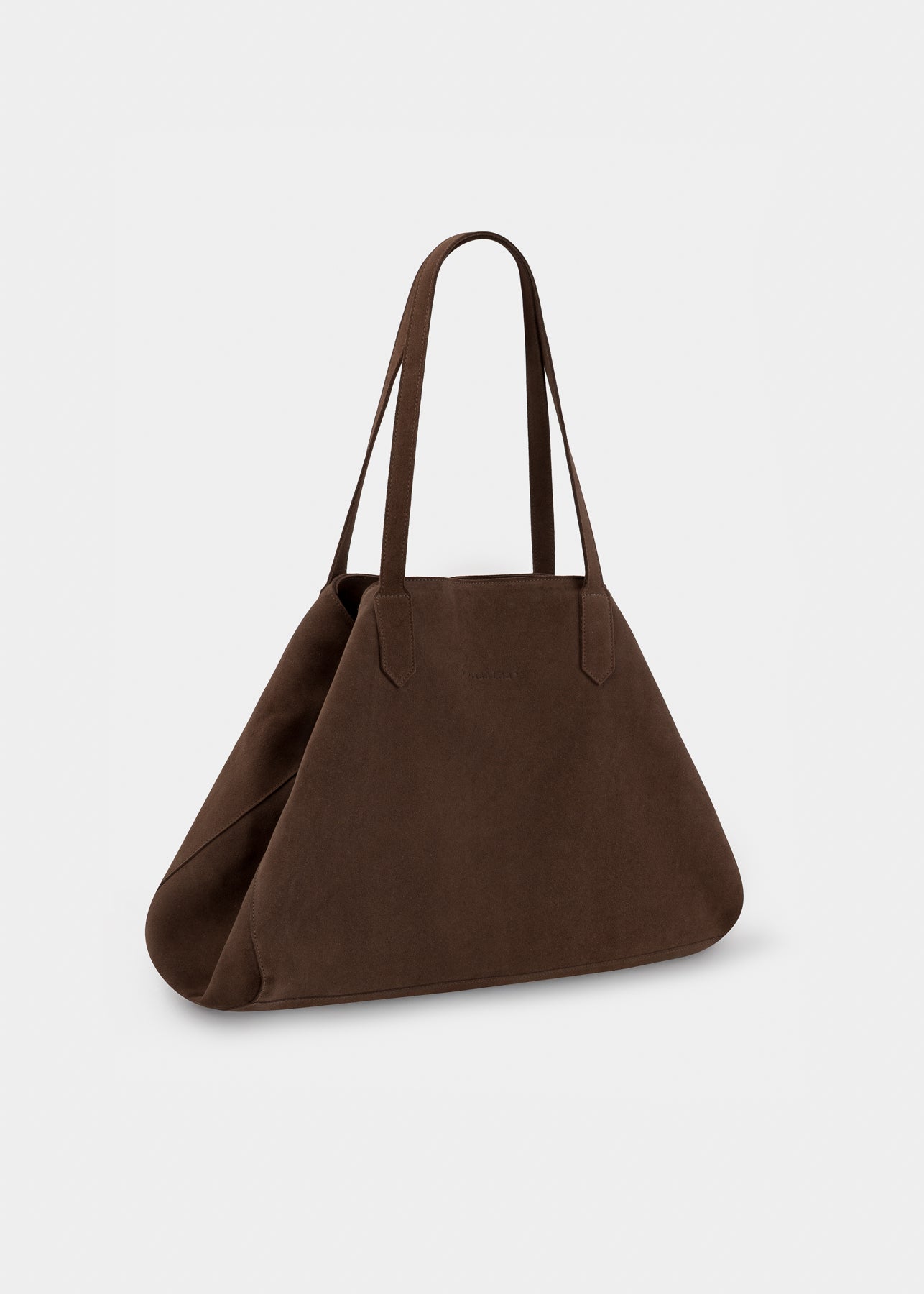 Torebka Leona Zamsz Czekoladowy